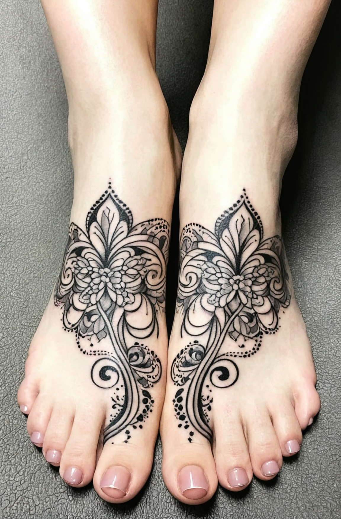 00344-Ornemental  black grey abstract arabesques fleurs tattoo  foot.png